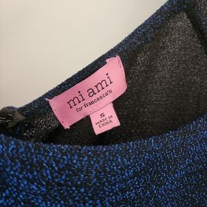 Mia Ami for Francesca's, Small, Navy Glitter formal dress